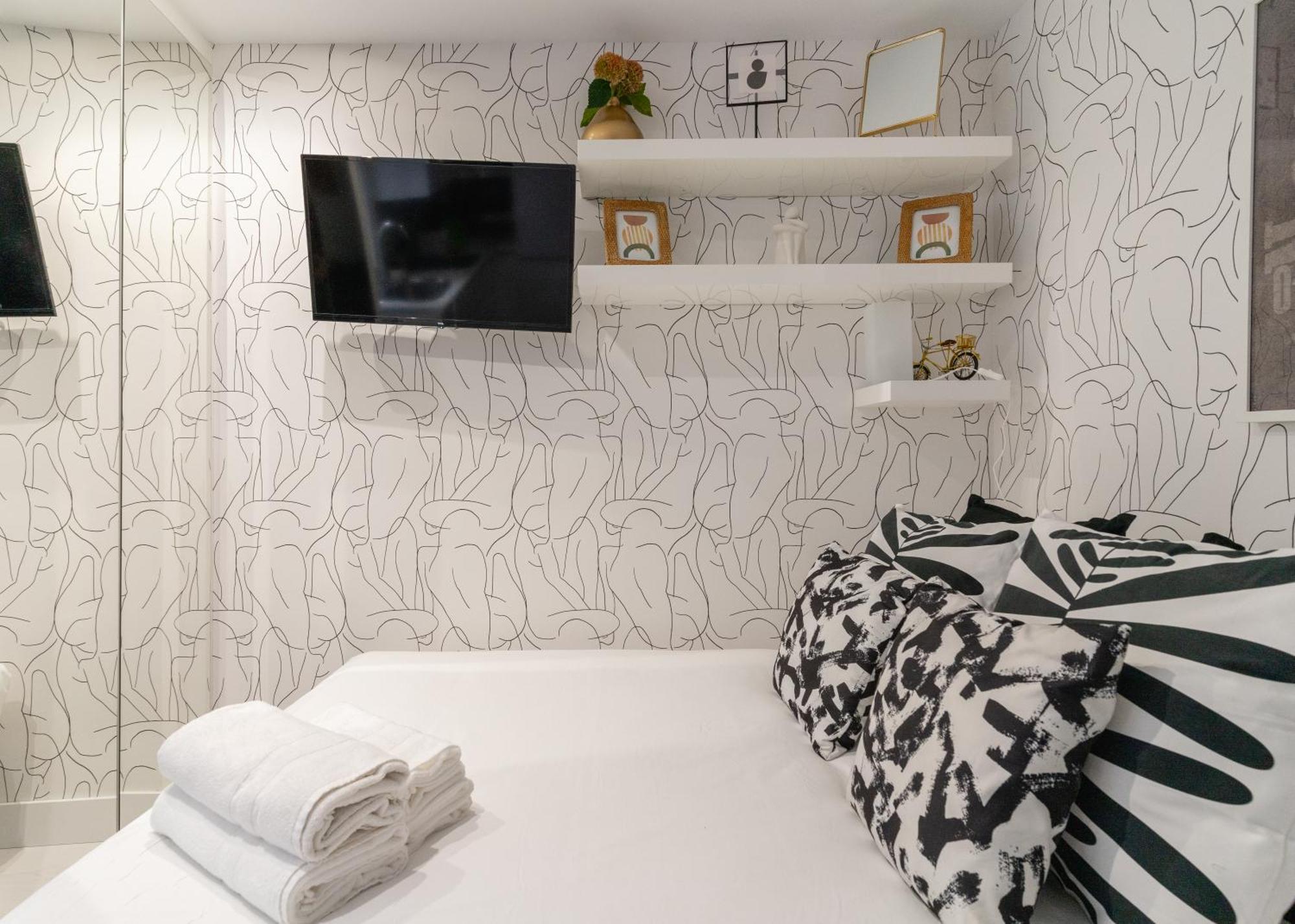 Modern Studio-1Bathroom-Chueca Madrid Buitenkant foto